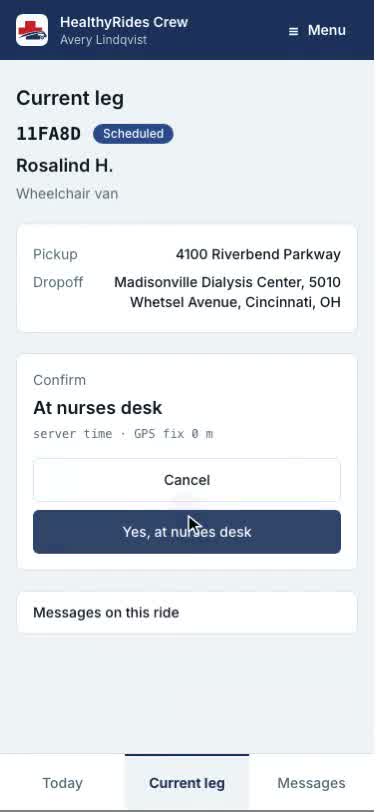 The wait clock when a patient is not ready, Starting the wait